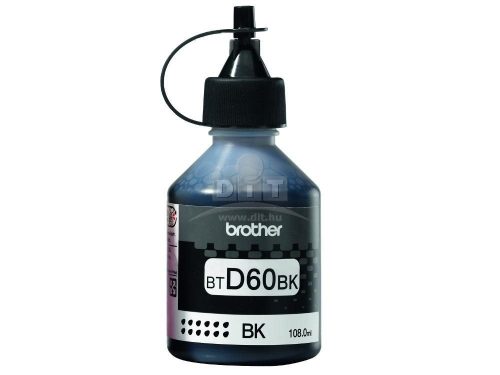 Brother BTD60BK Tintatartály Black 108 ml 7.500 oldal kapacitás