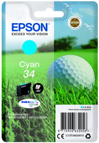 Epson T3462 Tintapatron Cyan 4,2ml No.34