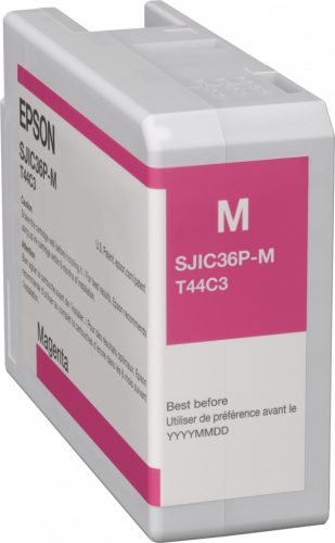 Epson SJIC36P(M) C6500/C6000 Tintapatron Magenta 80ml