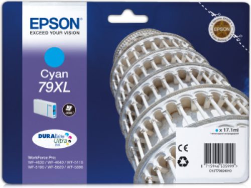 Epson T7902 Tintapatron Cyan 17,1ml No.79XL