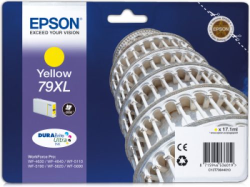 Epson T7904 Tintapatron Yellow 17,1ml No.79XL