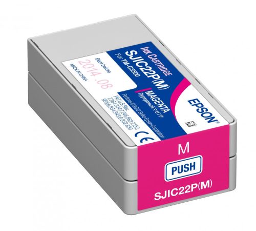 Epson SJIC22P(M) C3500 Tintapatron Magenta 32,5ml