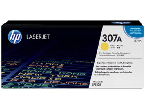 HP CE742A Toner Yellow 7.300 oldal kapacitás No.307A