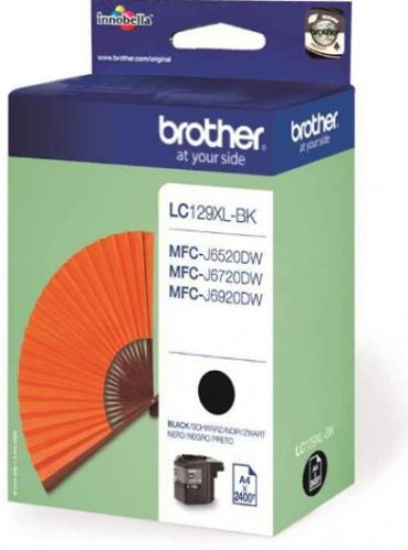 Brother LC129XLBK Tintapatron Black 44,2 ml 2.400 oldal kapacitás