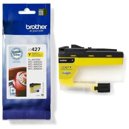 Brother LC427Y Tintapatron Yellow 1.500 oldal kapacitás