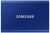 SAMSUNG SSD Külső, 1TB, T7, Indigó Kék, USB 3.2