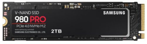 SAMSUNG SSD Belső, 2TB, 980 PRO, PCIe 4.0, NVMe M.2, 1200 TBW