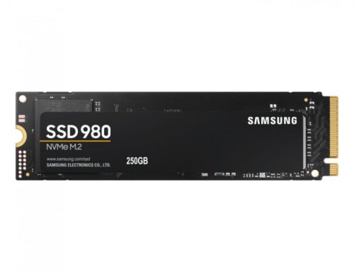 SAMSUNG SSD Belső, 250GB, 980, PCIe Gen 3.0 x4, NVMe 1.4, 150 TBW