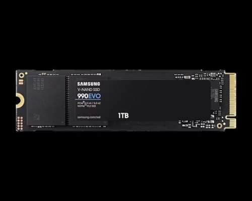 SAMSUNG SSD Belső, 1TB, 990 EVO, PCIe 4.0, NVMe 2.0, M.2, 600 TBW