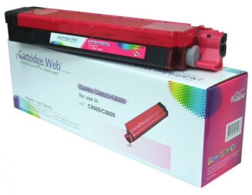 Utángyártott OKI C8600/C8800 Toner Magenta 6.000 oldal kapacitás  CartridgeWeb