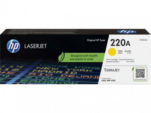 HP W2202A Toner Yellow 1.800 oldal kapacitás No.220A