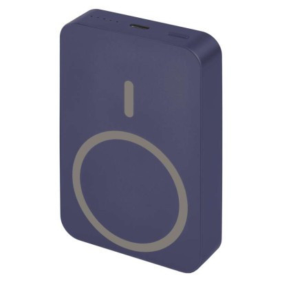 EMOS Powerbank WI 1046, 10 000 mAh, 20 W+Wireless, kék