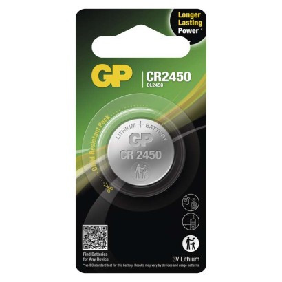 GP Lítium gombelem CR2450 1db/bliszter