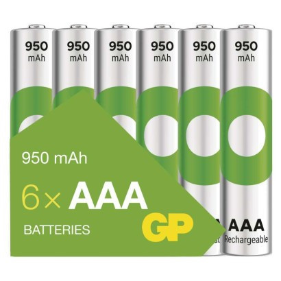 GP ReCyko NiMH Akkumulátor HR03 (AAA) 950mAh 6db