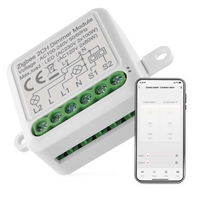 GoSmart fényerőszabályozó modul IP-2112DZ, ZigBee, 2 csatornás