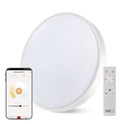 Okos LED mennyezeti lámpatest GoSmart, kör alakú, 45W, CCT, dimmelhető, WiFi