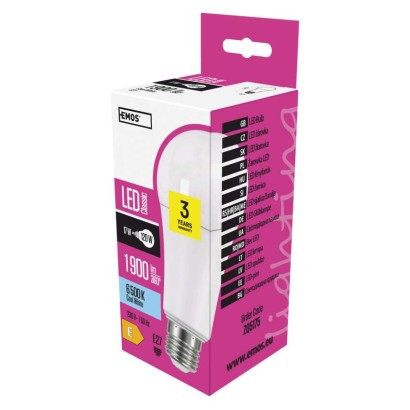 LED izzó Classic A67 / E27 / 17 W (120 W) / 1 900 lm / hideg fehér