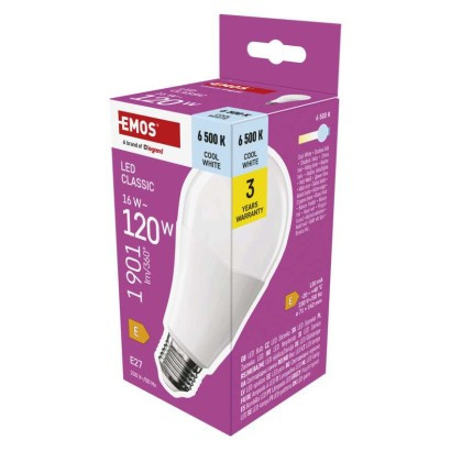 LED izzó Classic A70 / E27 / 16 W (120 W) / 1901 lm / Hideg fehér