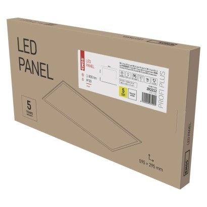 EMOS LED panel PROXO beépíthető 19W 1800lm IP20 természetes fehér