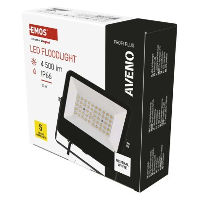 EMOS AVENO LED reflektor 30W 4 500lm természetes fehér