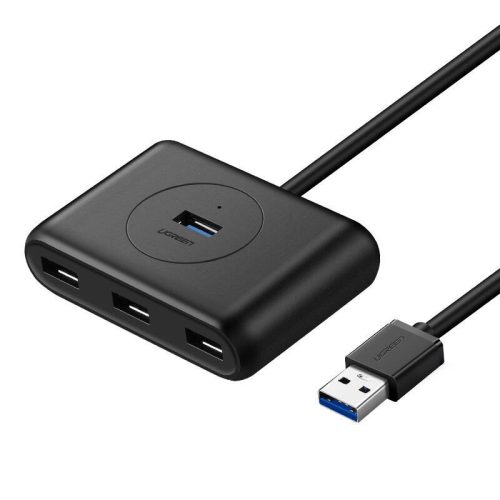 UGREEN USB 4 az 1-ben USB 3.0 hub 0,5 m (fekete)