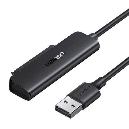 UGREEN USB 2,5" SATA HDD adapter, 50cm (fekete)
