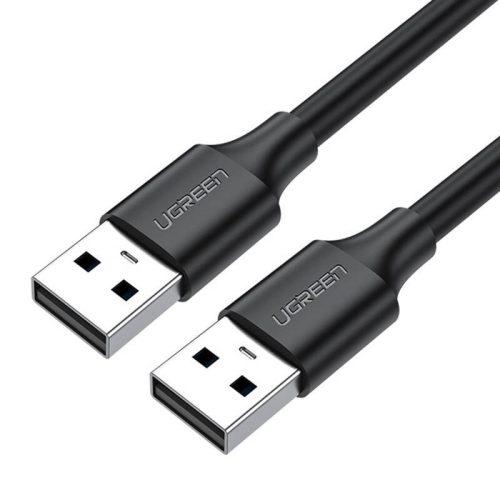 UGREEN US102 USB 2.0 M-M kábel, 1 m (fekete)