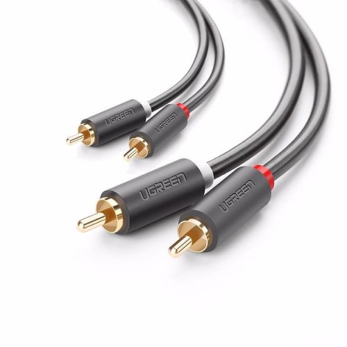 UGREEN AV104 2x RCA (Cinch) 2x RCA (Cinch) kábel, 2m (fekete)