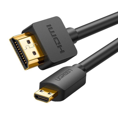 UGREEN HD127 micro HDMI - HDMI 4K 3D kábel,  3m (fekete)