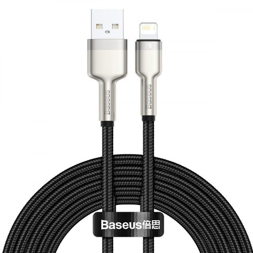 Baseus Cafule USB-Lightning kábel, 2,4A, 2m (fekete)