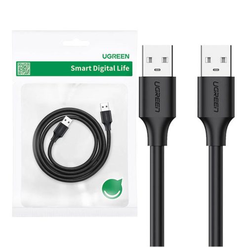 UGREEN US102 USB-A kábel, 0,25 m (fekete)