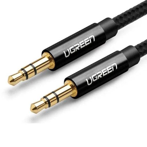 UGREEN 3.5mm AUX mini jack kábel, 1m (fekete)