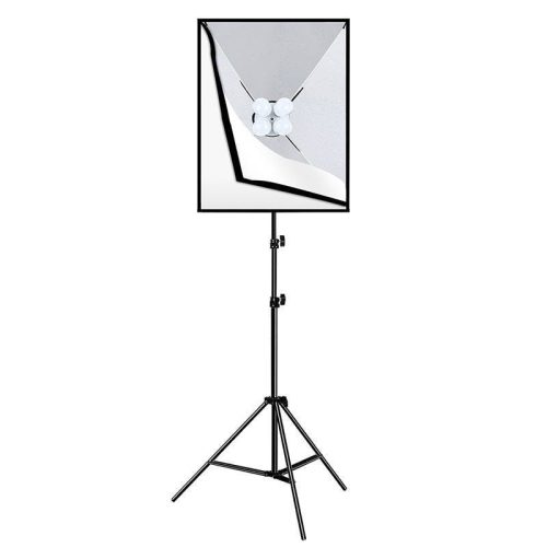 Puluz  PU5071EU Stúdió készlet, LED softbox 50x70cm, állvány, LED izzók 4 db