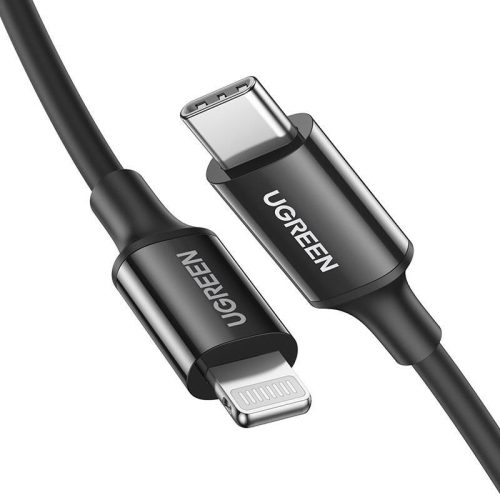 UGREEN US171 USB-C Lightning kábel, 36W, 2m (fekete)