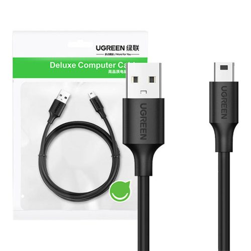 UGREEN US132 USB-Mini USB kábel, 0,5 m (fekete)