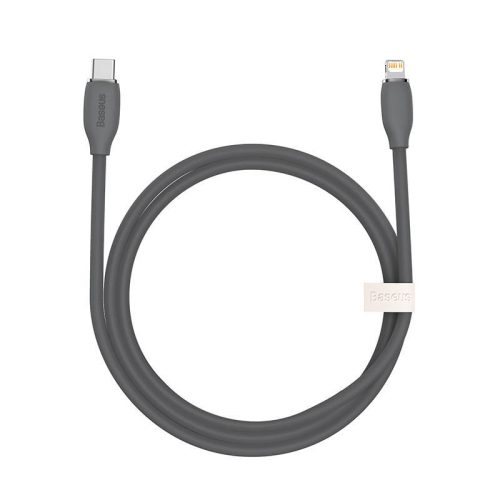 Baseus Jelly USB-C-Lightning kábel, 20W, 1,2m (fekete)
