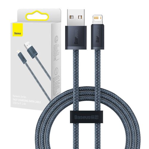 Baseus Dynamic Series USB-Lightning kábel, 2.4A, 2m (szürke)