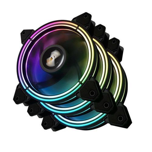 Darkflash CF11 Pro ARGB ventilátorkészlet 3in1 számítógéphez 120x120 (fekete)