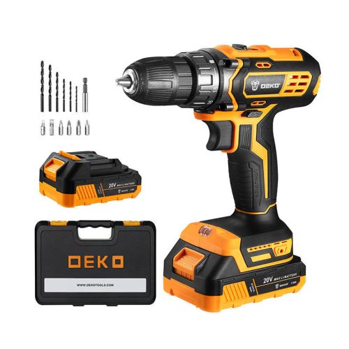 Deko Tools DKCD20XL01-10S3 Akkumulátoros fúrógép 20V
