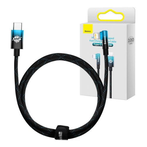 Baseus MVP Lightning USB-C kábel 20W, 1m(Fekete-Kék)