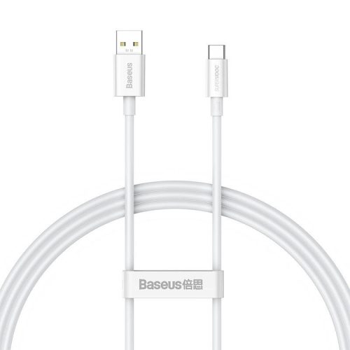 Baseus Superior Series USB-USB-C kábel, 65 W, PD, 1m (fehér)