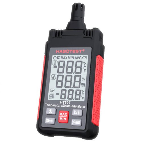 Temperature & Humidity Meter Habotest HT607