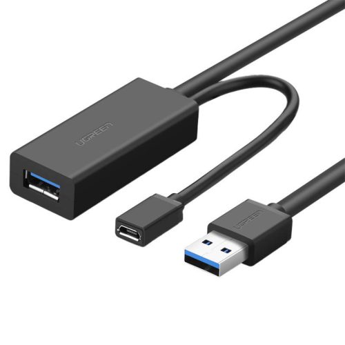 UGREEN USB 3.0 Hosszabbító kábel, 10m (fekete)