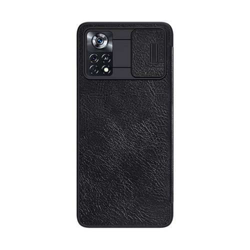 Nillkin Qin Leather Pro case for Xiaomi Poco X4 Pro 5G (black)