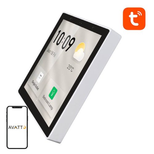 Avatto T6E Okos vezérlőpanel, Wi-Fi, Zigbee, Tuya