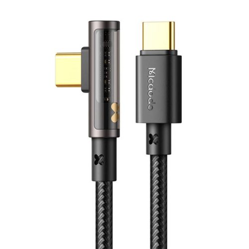 USB to USB-C Prism 90 degree cable Mcdodo CA-3401, 100W, 1.8m (black)