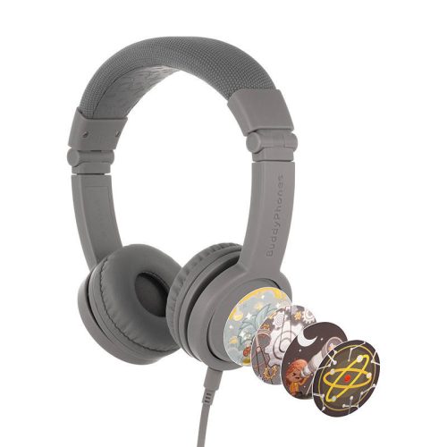Wired headphones for kids Buddyphones Explore Plus (Grey)