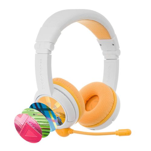 Wireless headphones for kids BuddyPhones School+ (yellow)