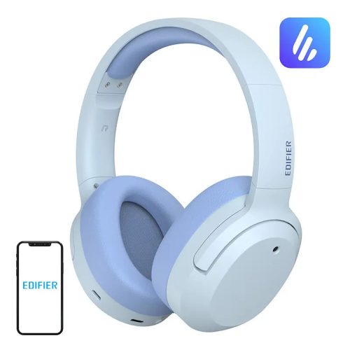 Edifier W820NB Plus Wireless Headphones, ANC (blue)