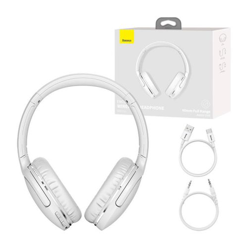Baseus Encok  D02 Pro Vezeték nélküli fejhallgató (fehér)